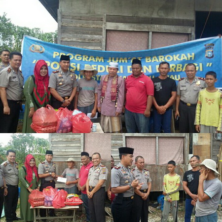 Annahdi Terima Bantuan Dari Polresta dan Ketua LBP2AN Pekanbaru